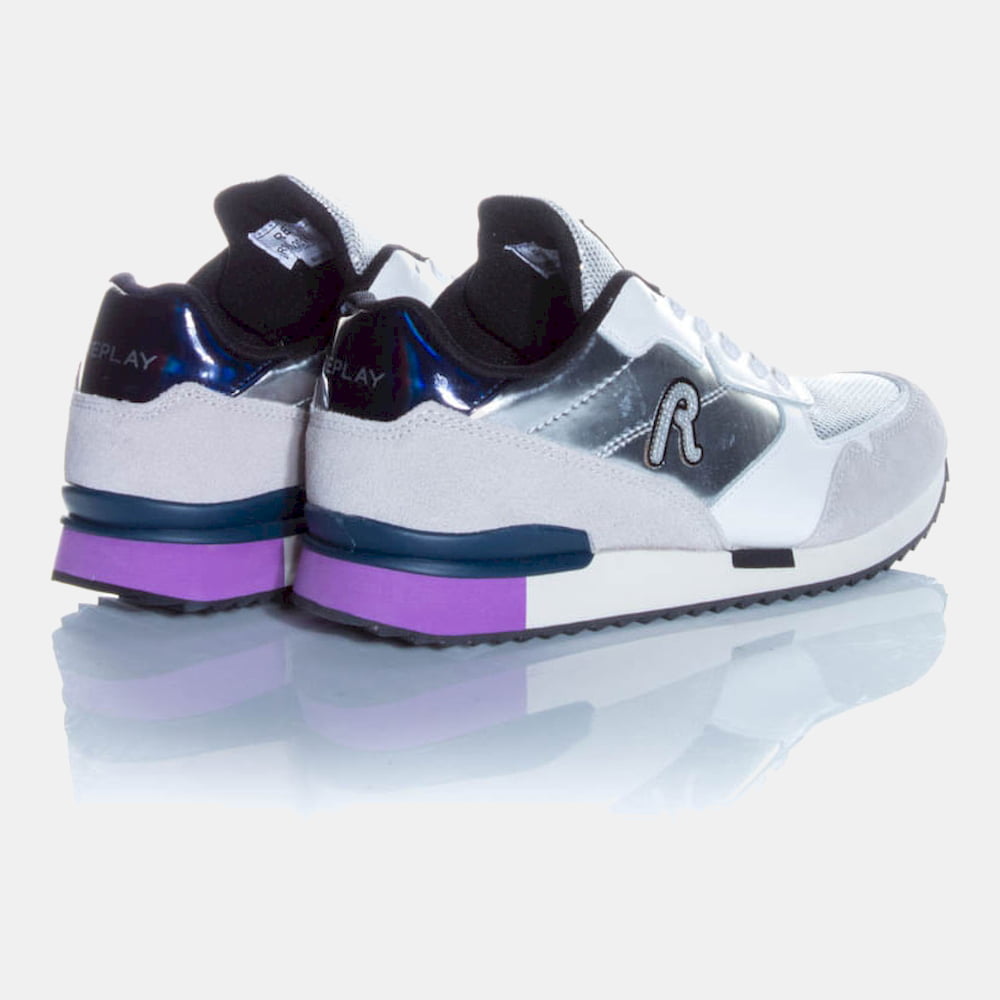 Replay Sapatilhas Sneakers Shoes Sphere Silver Prata Shot10