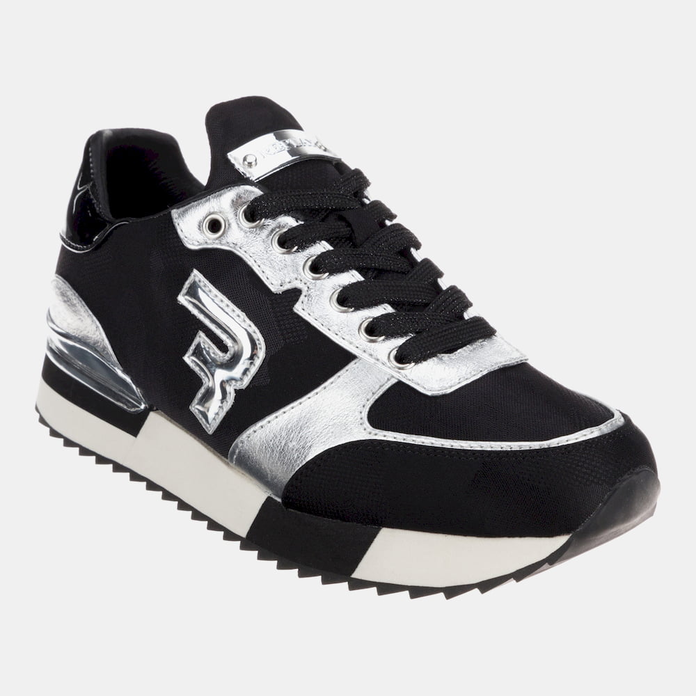 Replay Sapatilhas Sneakers Shoes Whiteshell Black Preto Shot4