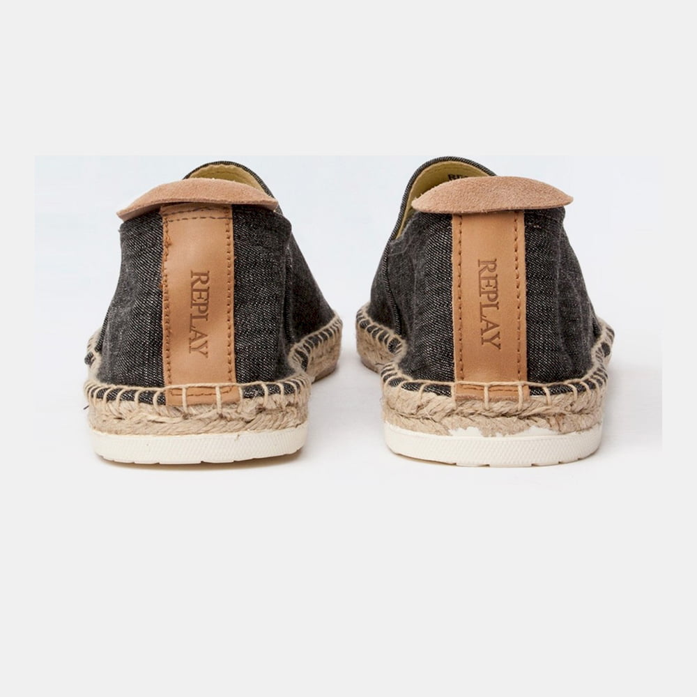 Replay Slip On Slippers Blanche Denim Denim Shot8