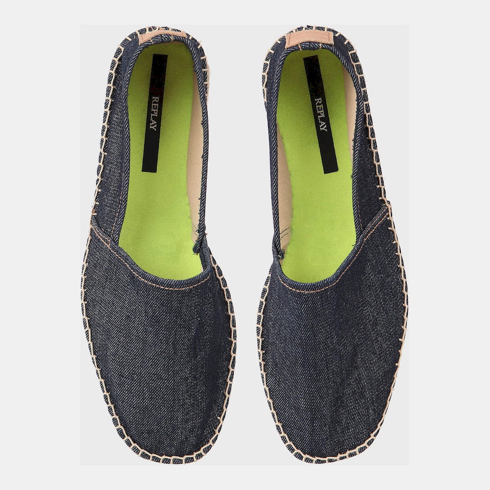 Replay Slip On Slippers Targhet Dark Wash Dark Wash Shot6