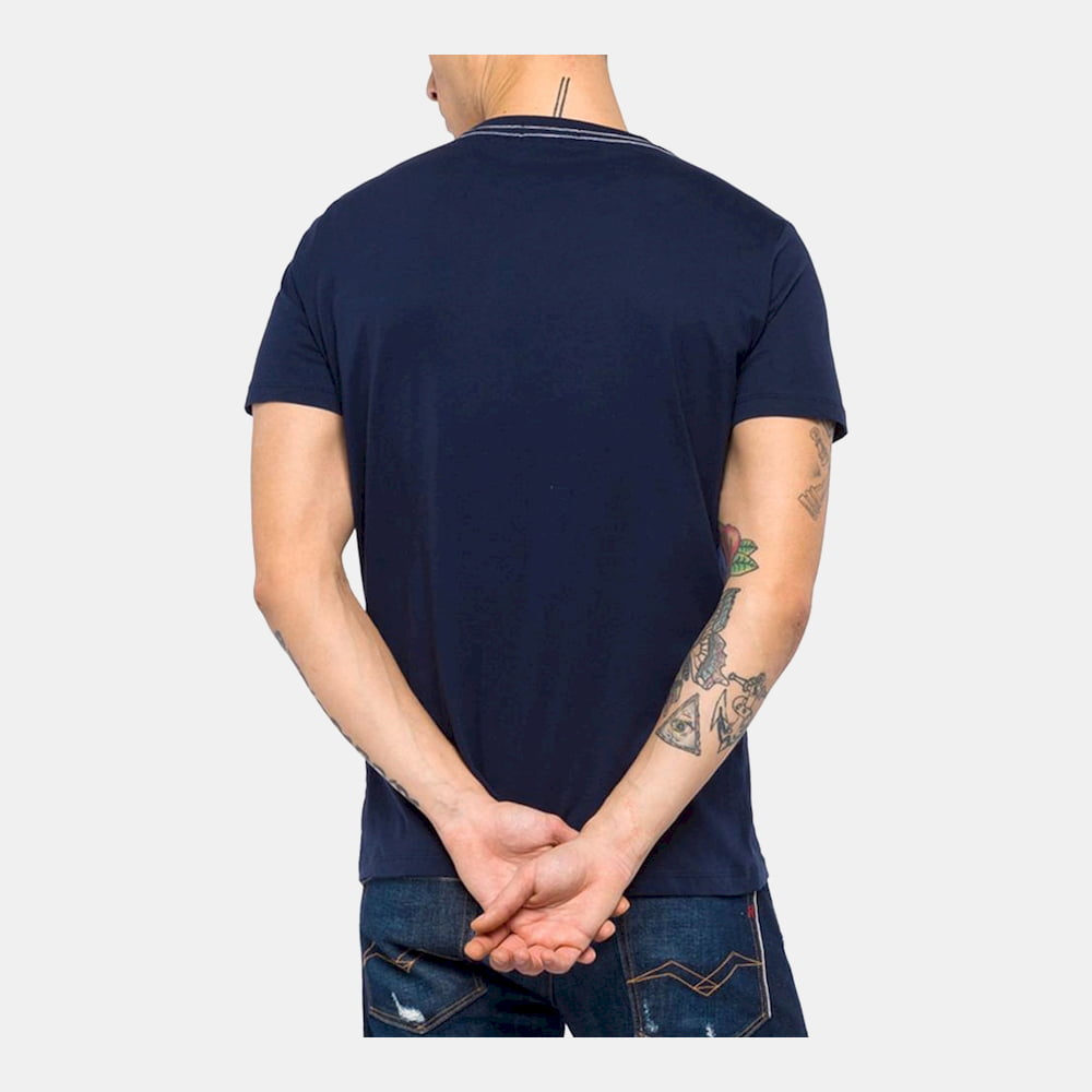 Replay T Shirt M3723 Navy Navy Shot6