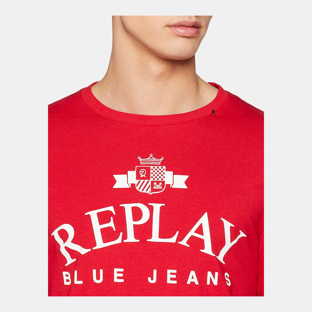 Replay T Shirt M3724 Red Vermelho Shot2