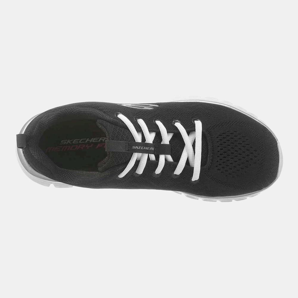 Skechers Sapatilhas Sneakers Shoes 12615 Blk White Preto Branco Shot10
