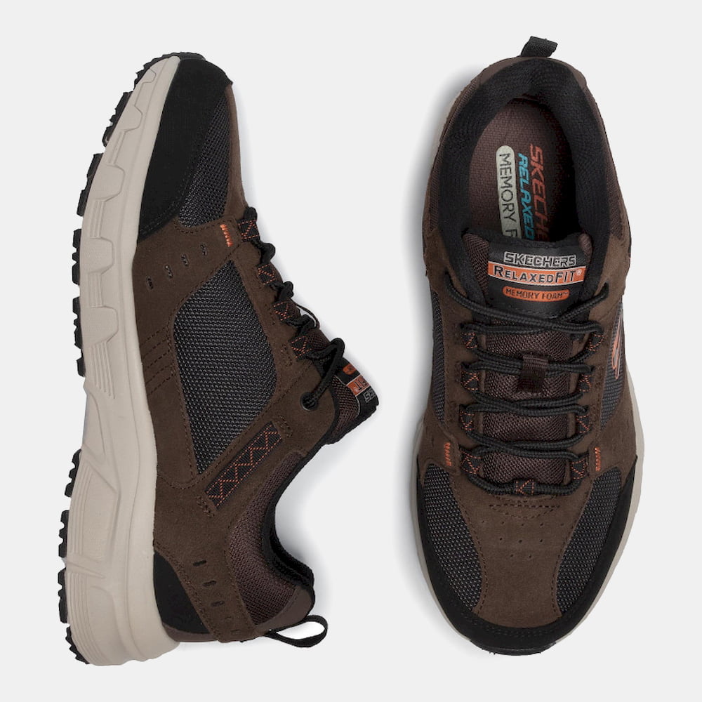 Skechers Sapatilhas Sneakers Shoes 51893 Brown Blac Castanho Preto Shot8