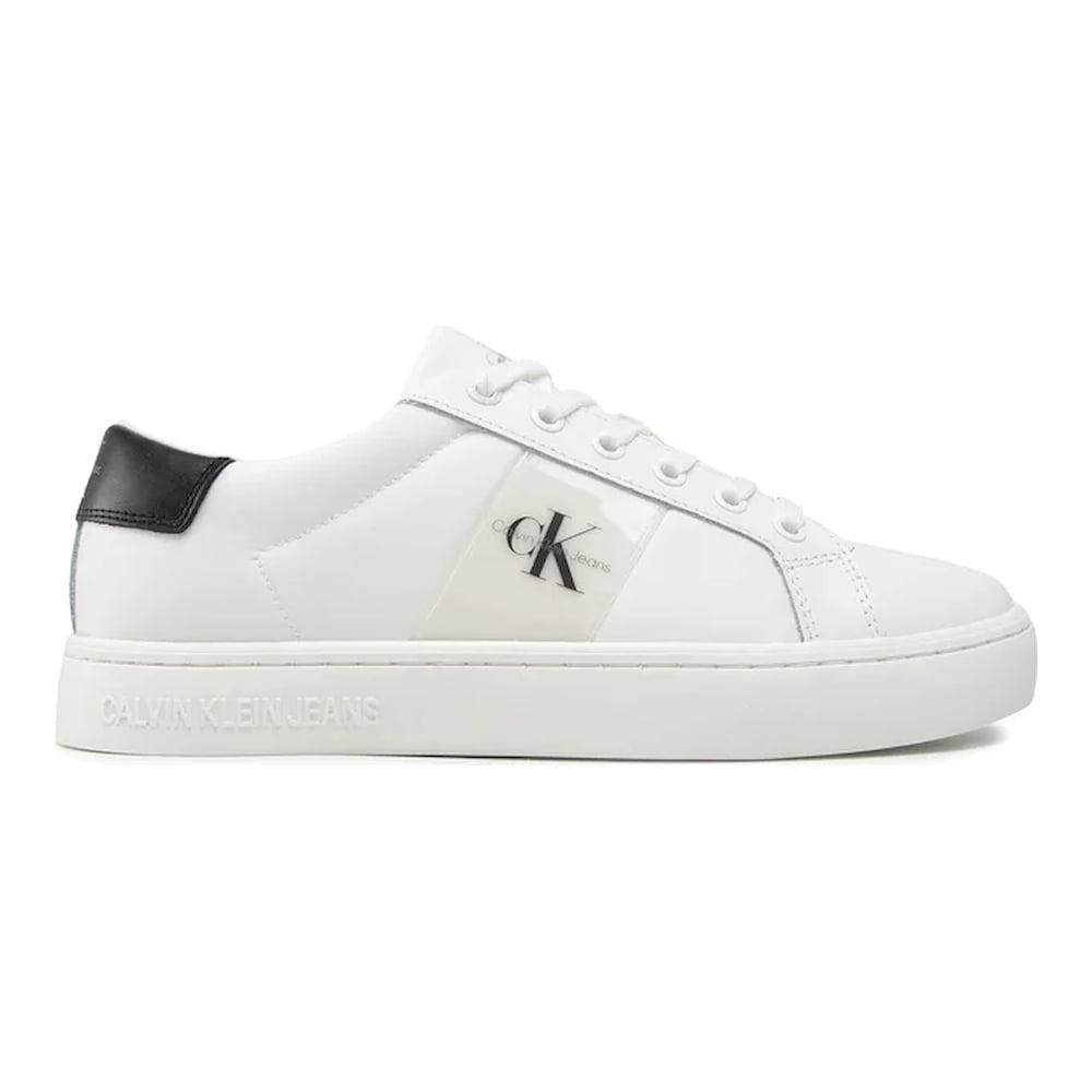 Snikeri Calvin Klein Jeans Classic Cupsole 1 Ym0ym00318 White Black 0k8 (3) Resultado