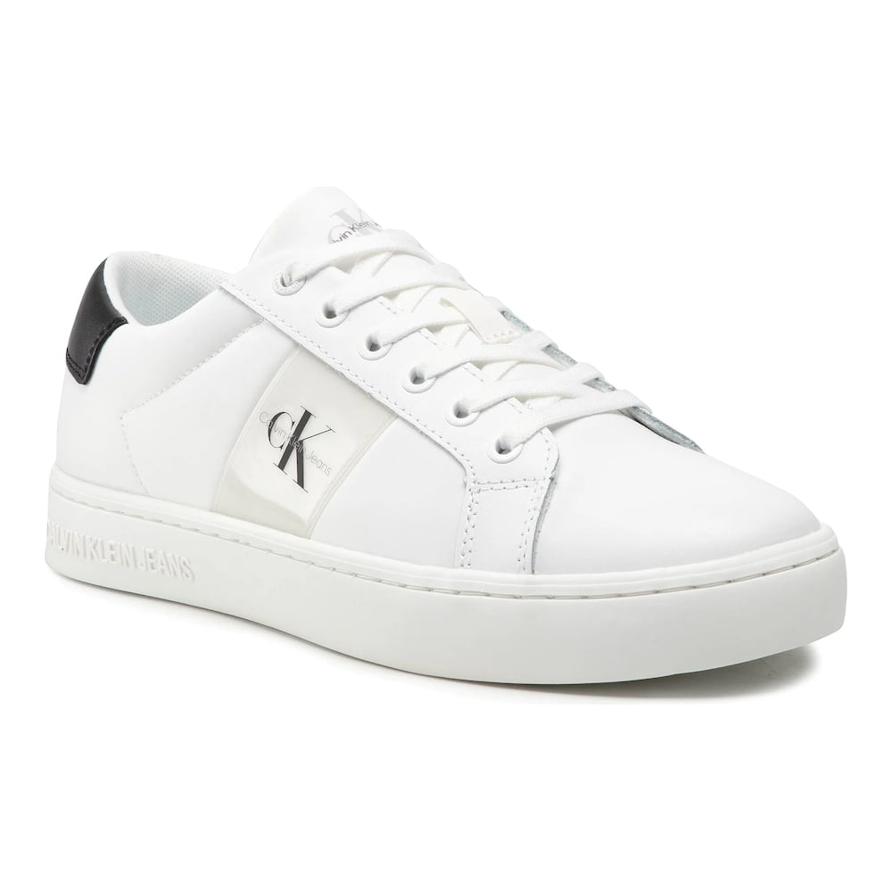 Snikeri Calvin Klein Jeans Classic Cupsole 1 Ym0ym00318 White Black 0k8 Resultado