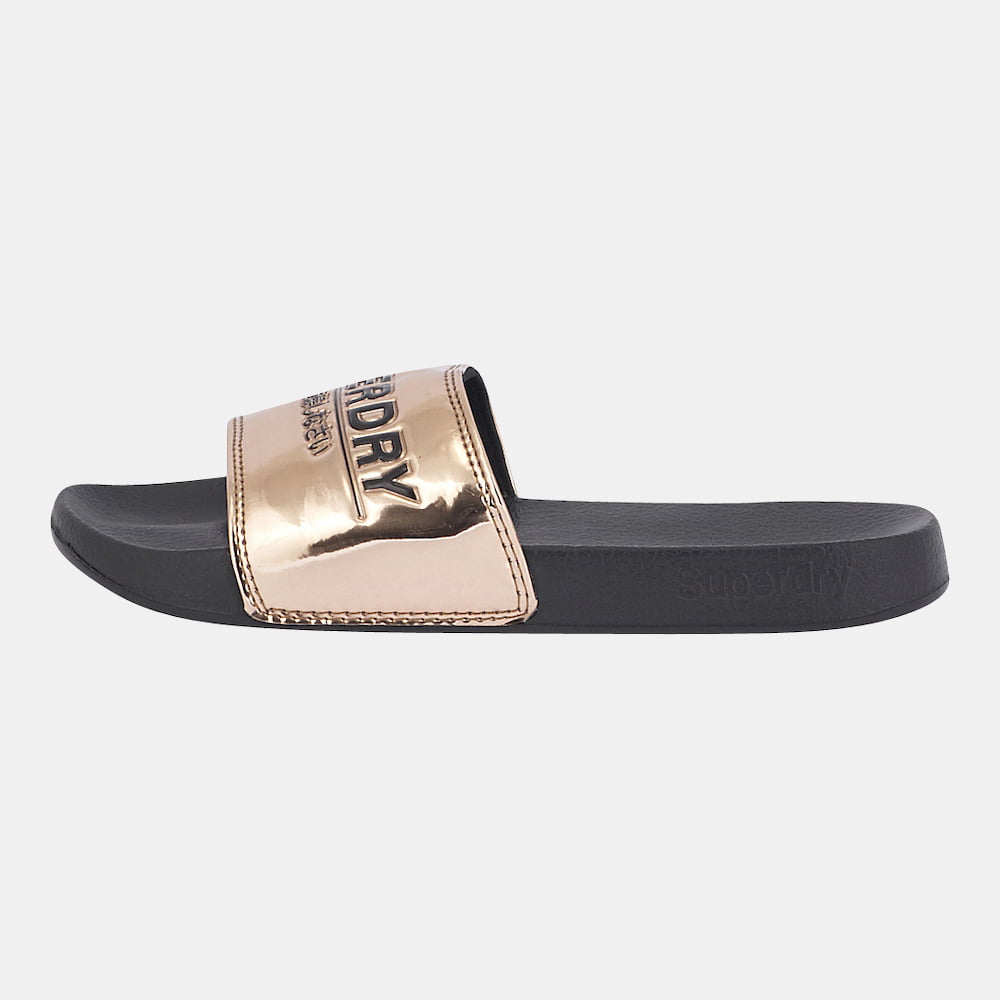 Superdry Chinelos Slippers Gf3008sq Rose Gold Rosa Dourado Shot6