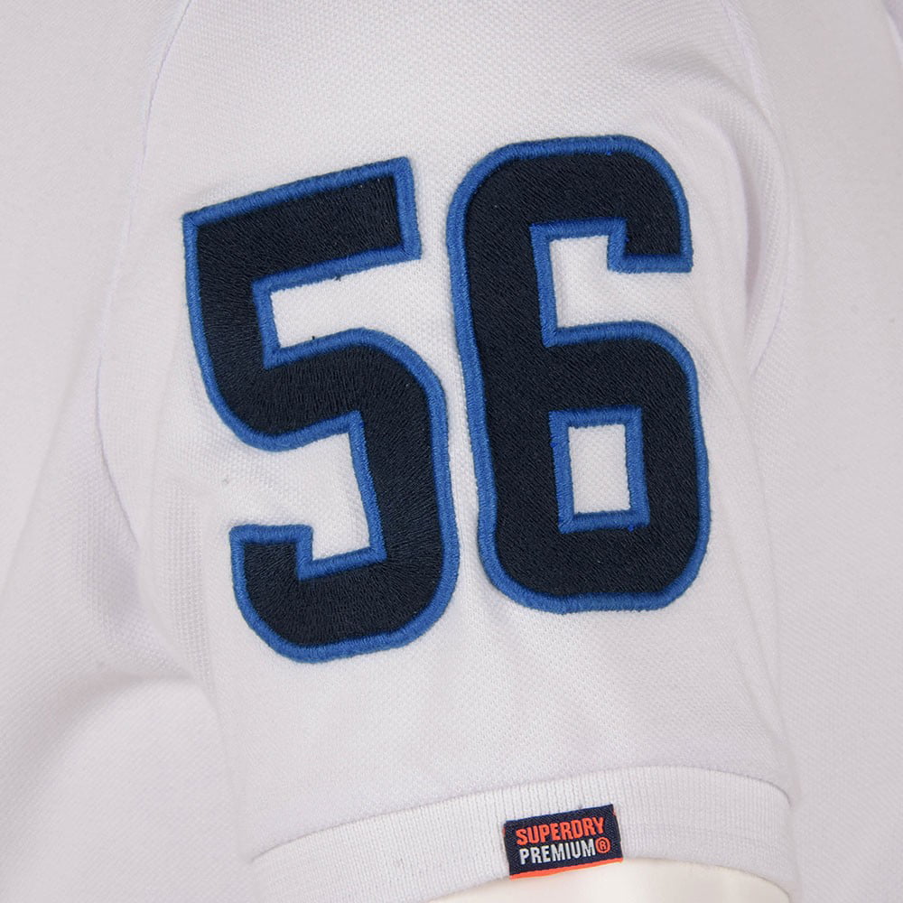 Superdry Polo M11008et White Branco Shot5