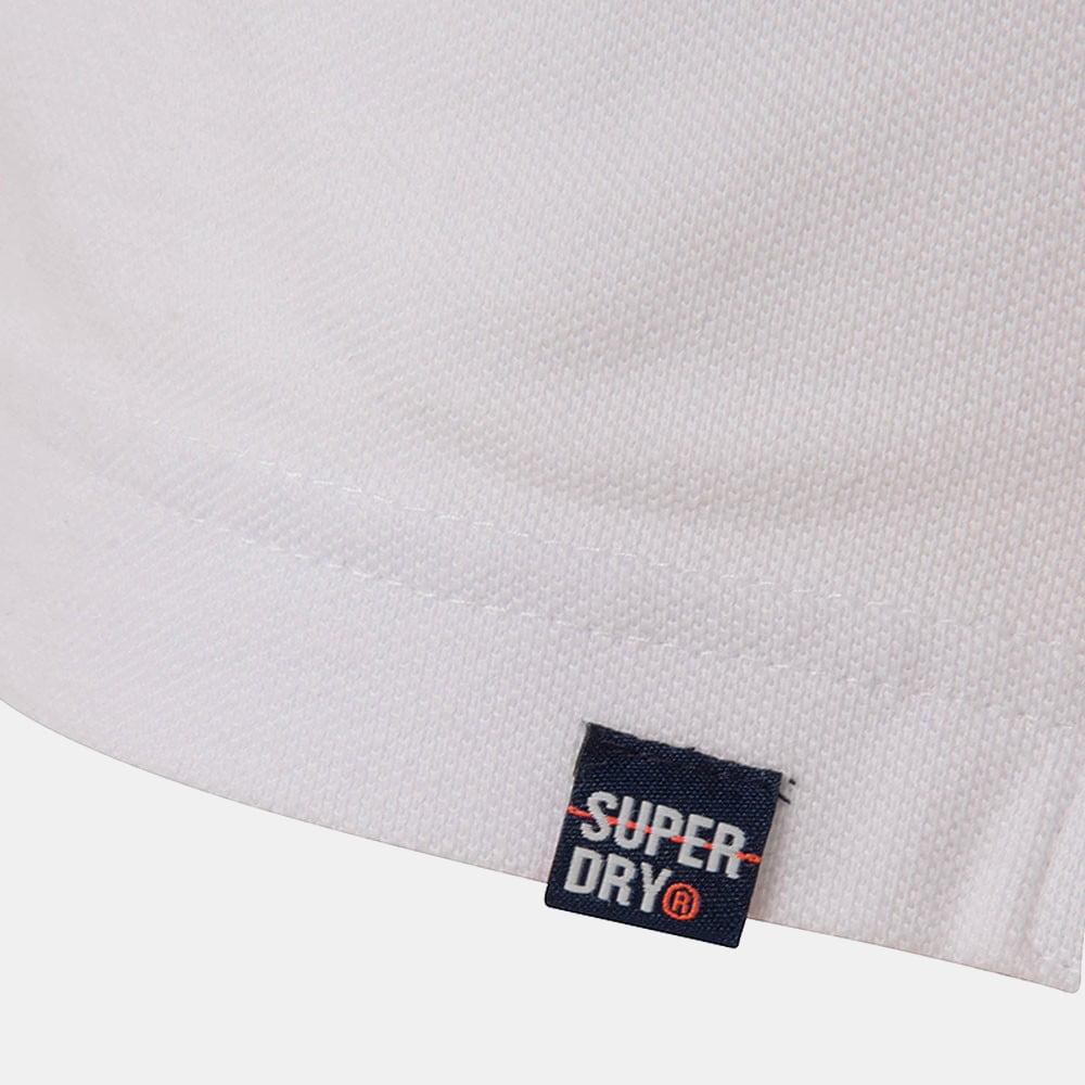 Superdry Polo M11008et White Branco Shot9