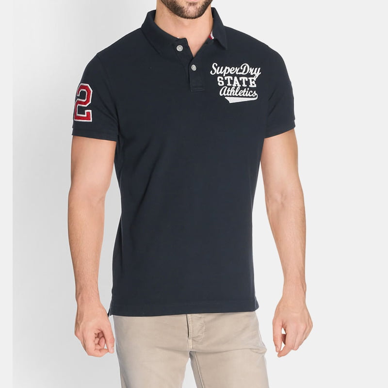 Superdry Polo M11011tqf1 Dk.blue Azul Escuro Shot1