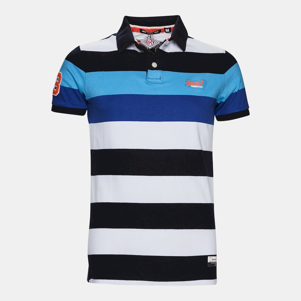 Superdry Polo M11mo007 Med.blue Azul Shot2