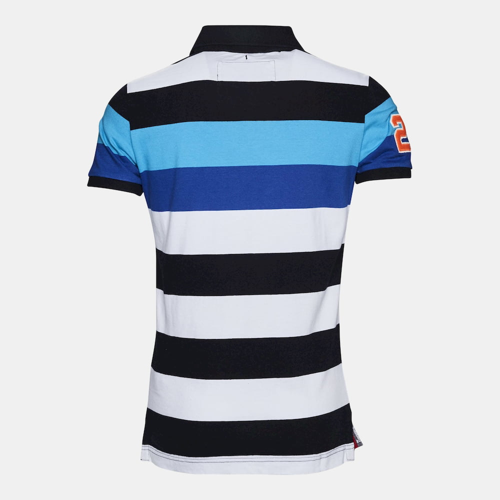 Superdry Polo M11mo007 Med.blue Azul Shot4