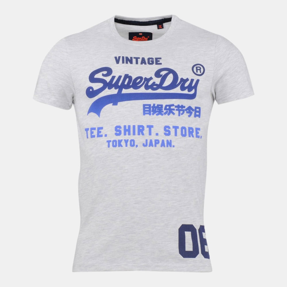 Superdry T Shirt M10002sods Grey Cinza Shot2