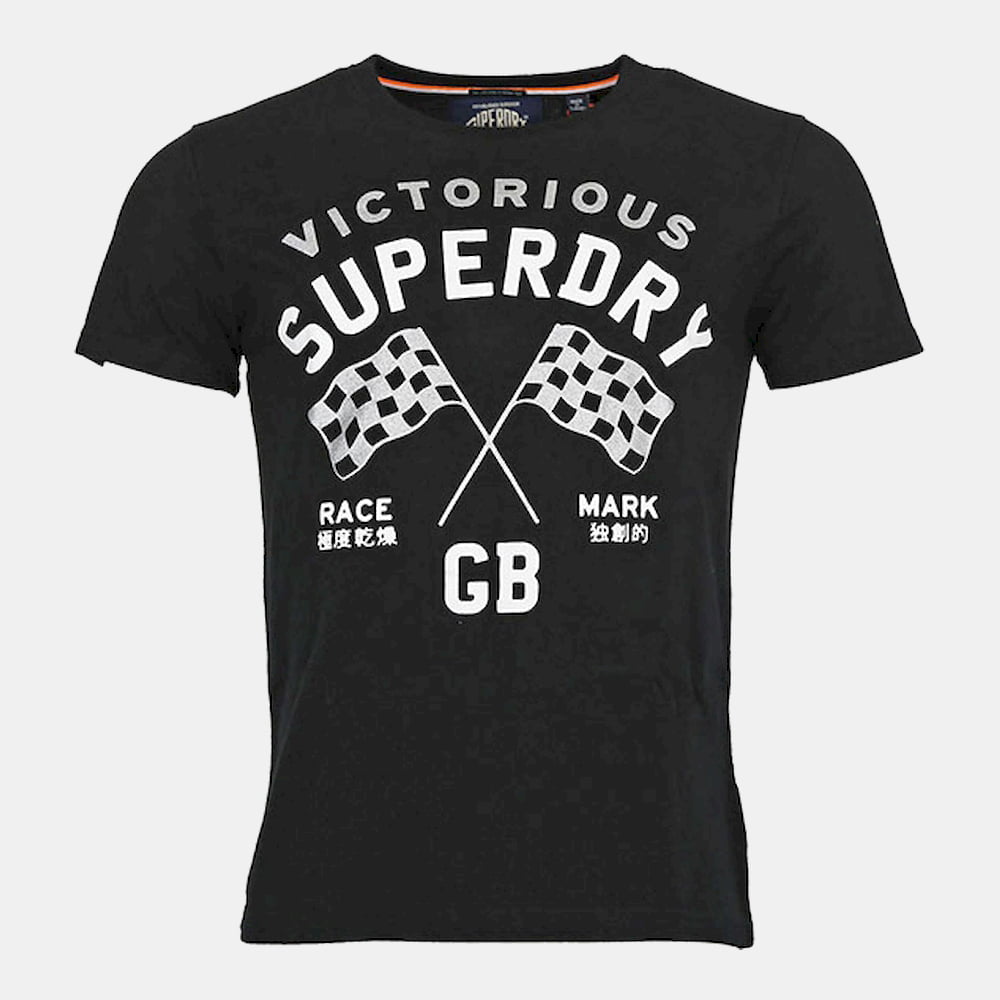 Superdry T Shirt M10014xo Black Preto Shot8