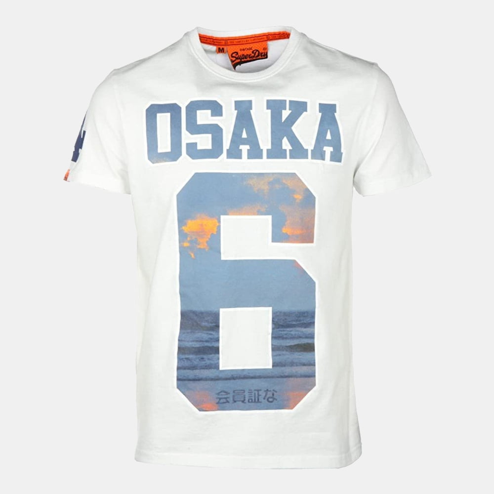 Superdry T Shirt M10mf002 White Branco Shot2