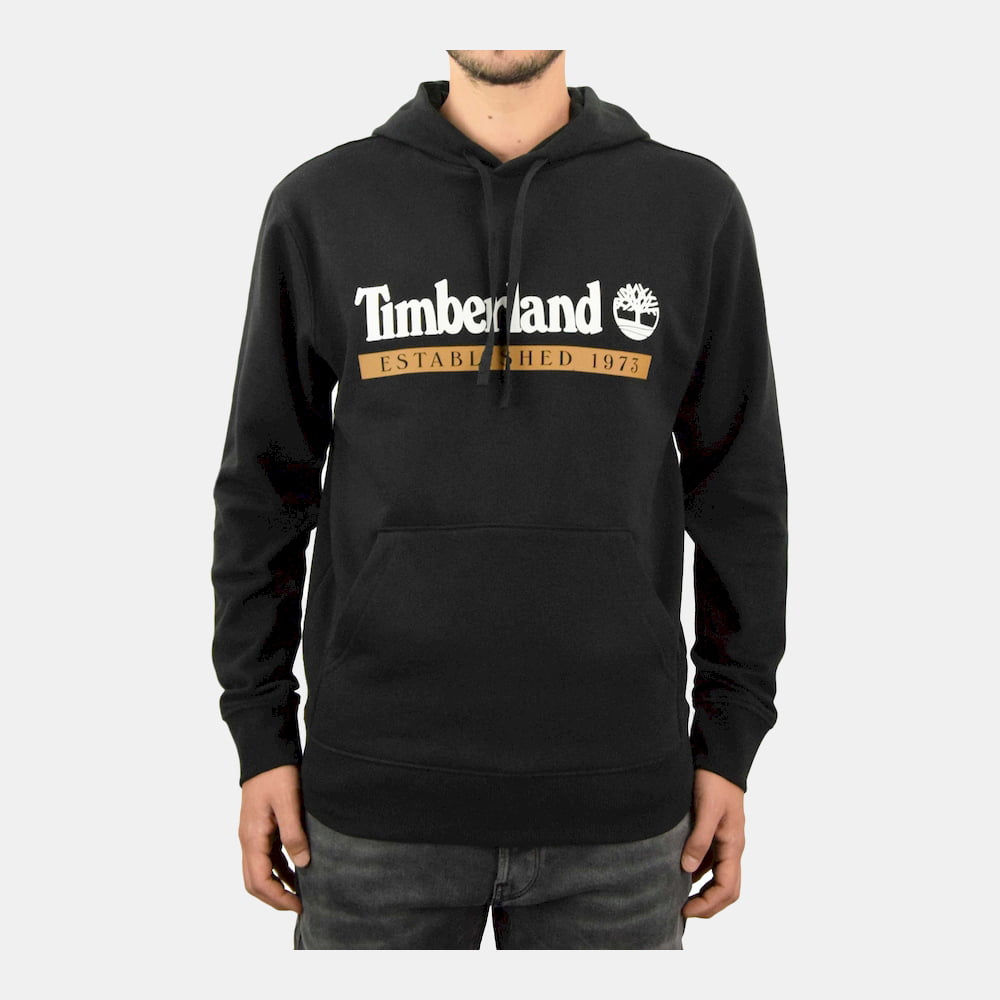 Timberland Camisola Hoodie 0a2ams Black Beig Preto Beige Shot2
