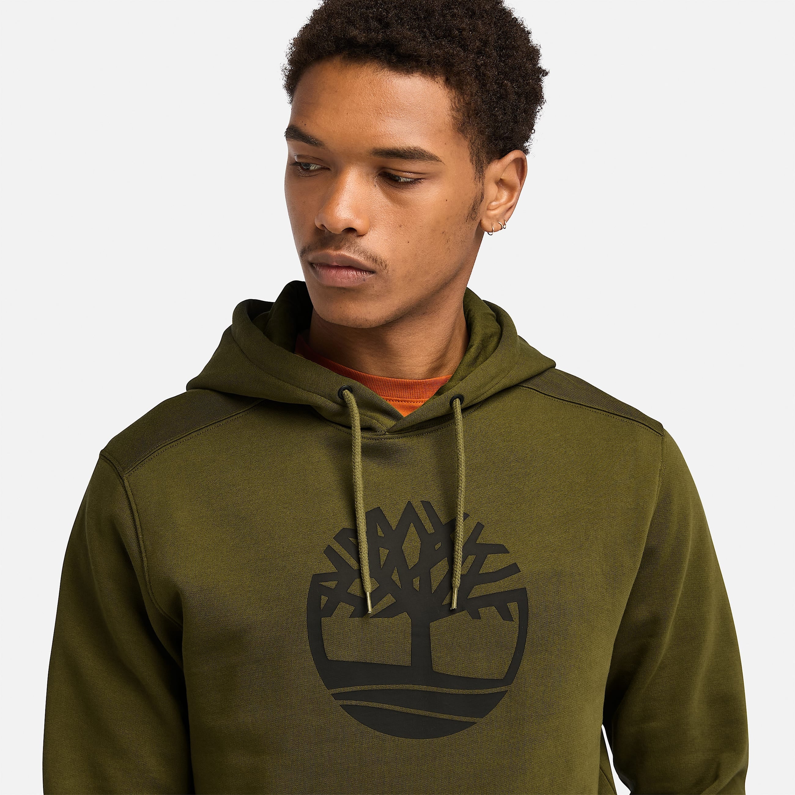 Timberland Camisola Hoodie Tb0a2bjh Dk.olive Olive_shot3