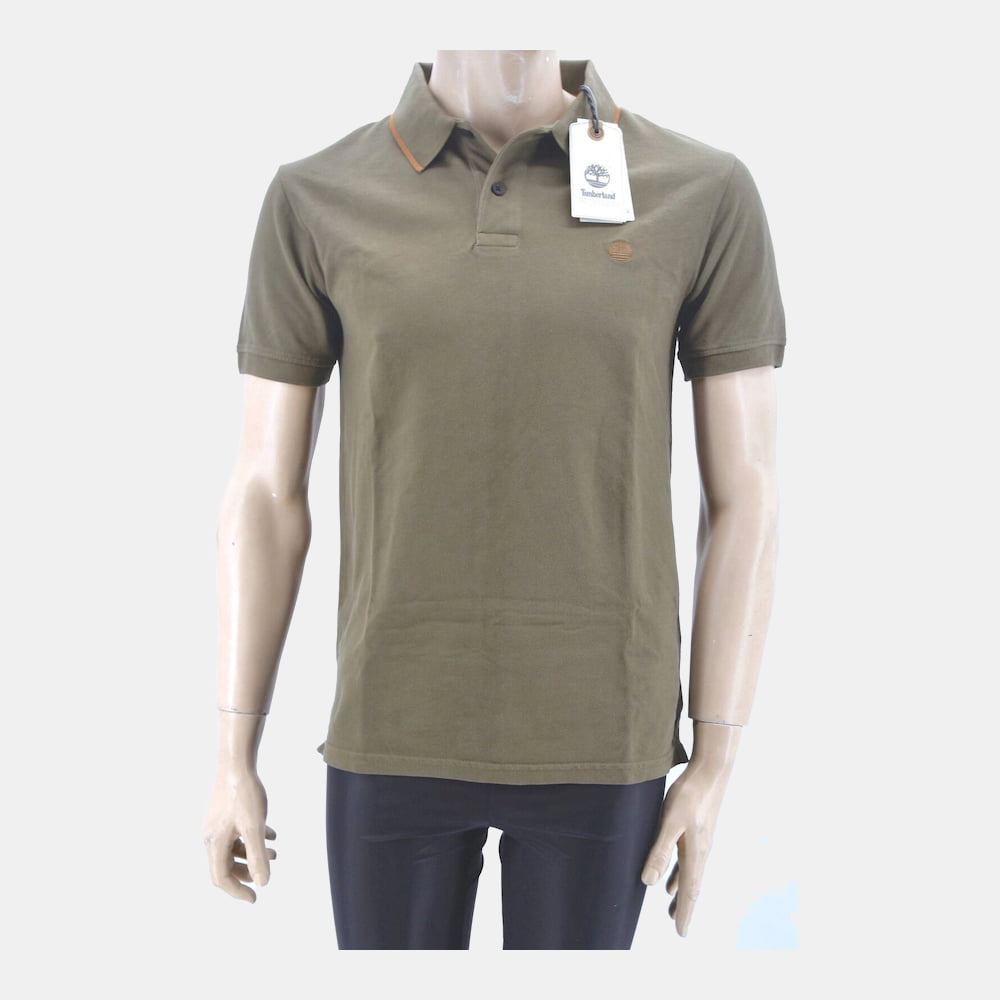 Timberland Polo 0a1kbs Green Moss Verde Moss Shot2