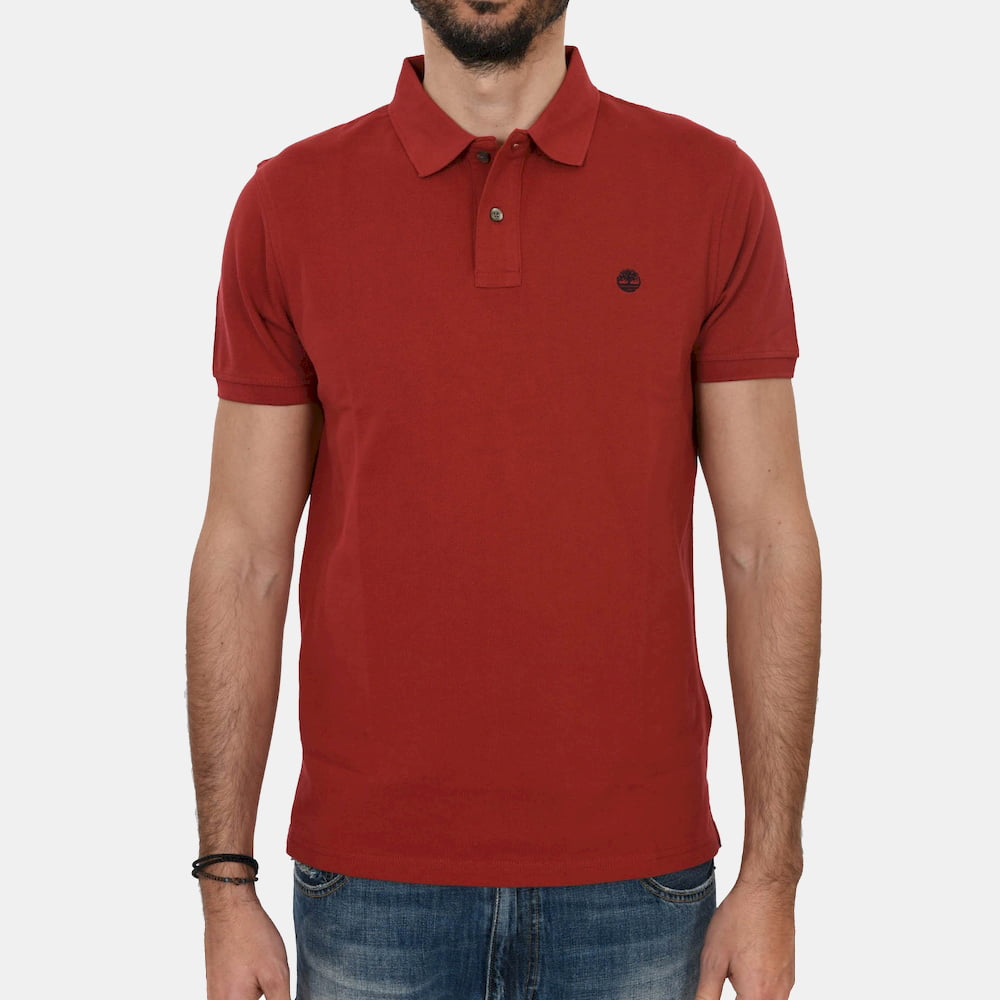 Timberland Polo 0a1s4j Red Vermelho Shot26