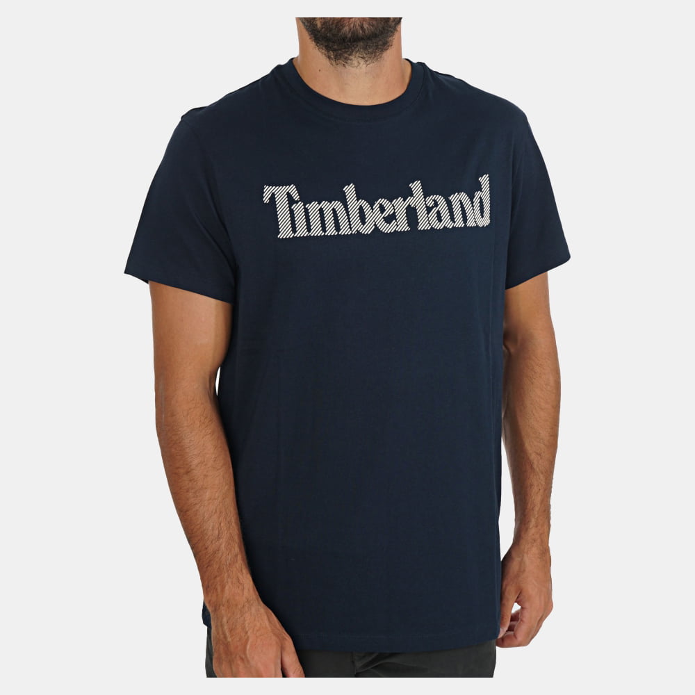 Timberland T Shirt 0a1w1c Navy Navy Shot1