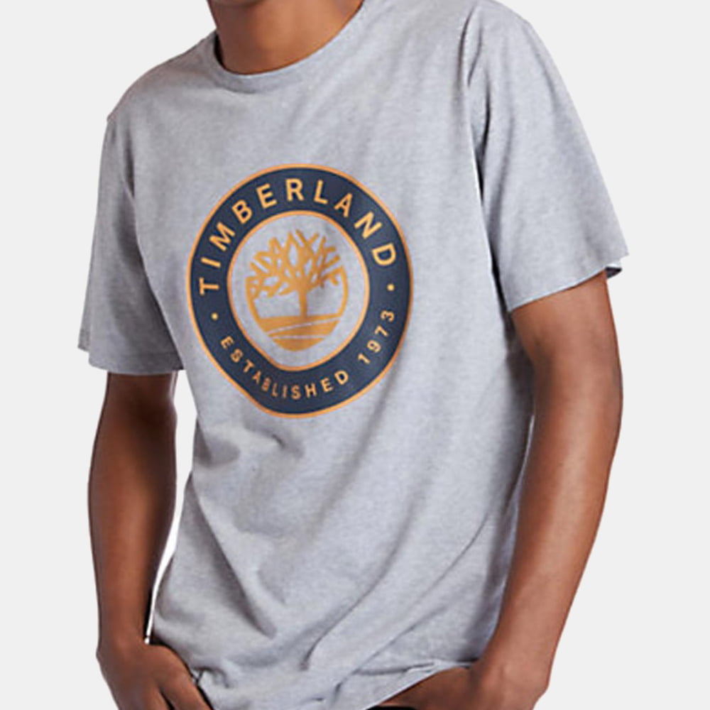 Timberland T Shirt 0a2cke Grey Cinza Shot3