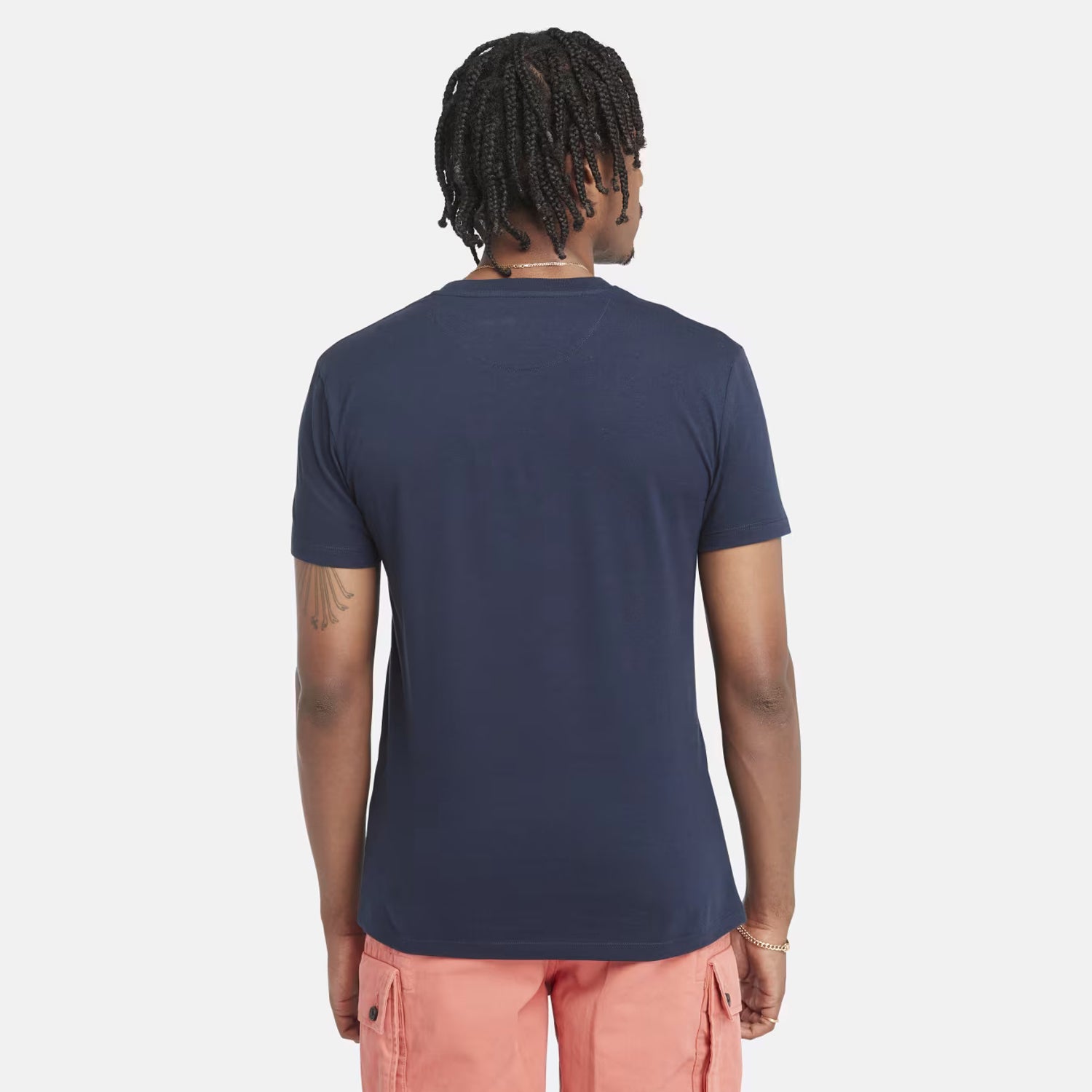 Timberland T Shirt Tb0a2bpr Navy Navy_shot3