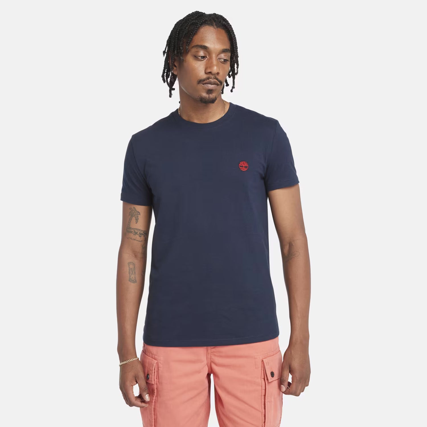Timberland T Shirt Tb0a2bpr Navy Navy_shot4