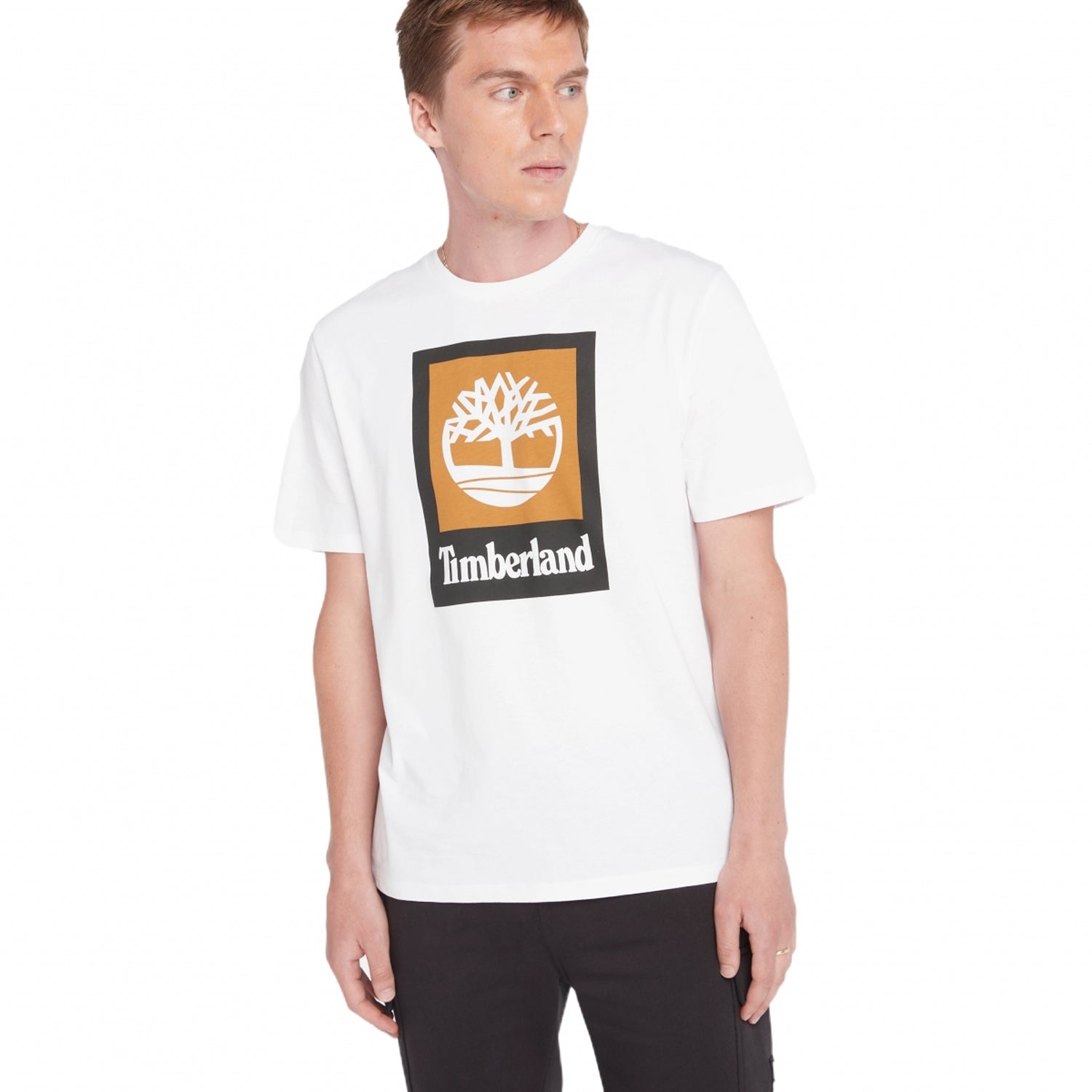 Timberland T Shirt Tb0a5qs2 White Branco_shot1
