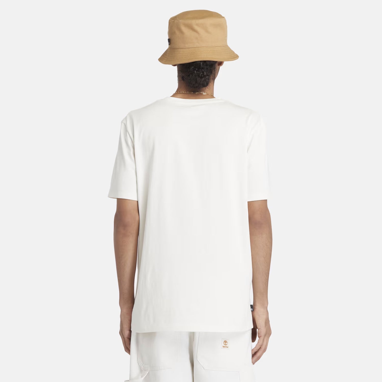 Timberland T Shirt Tb0a5upq White Branco_shot3