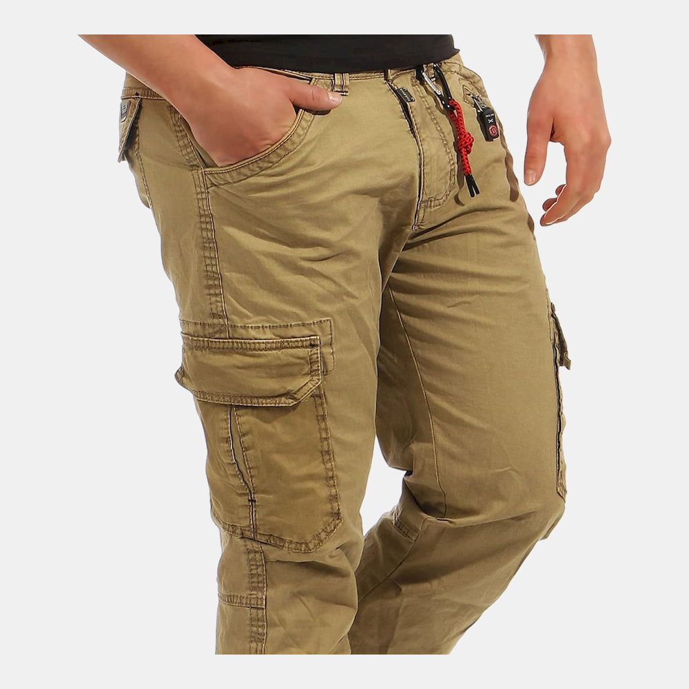 Timezone Calças Trousers Ben Beige Beige Shot4