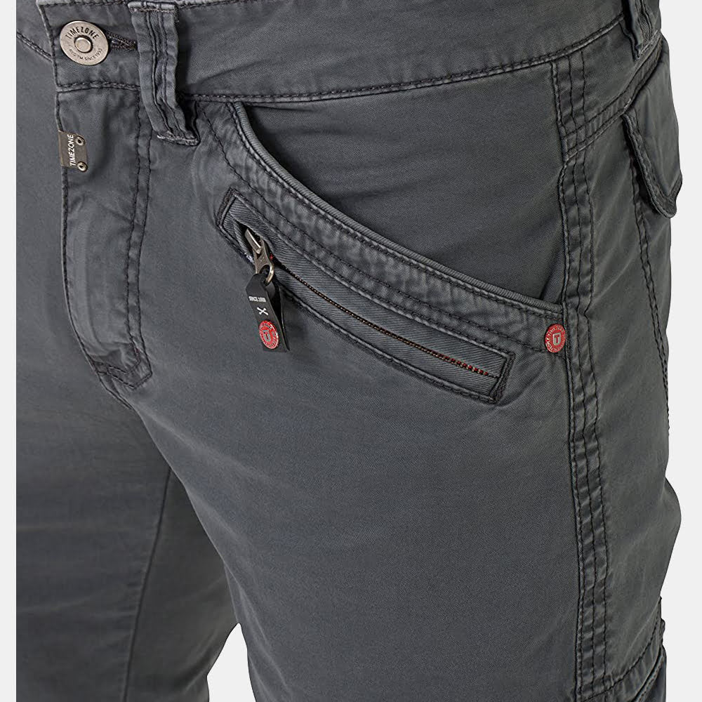 Timezone Calças Trousers Ben Dk.grey Cinza Escuro Shot7