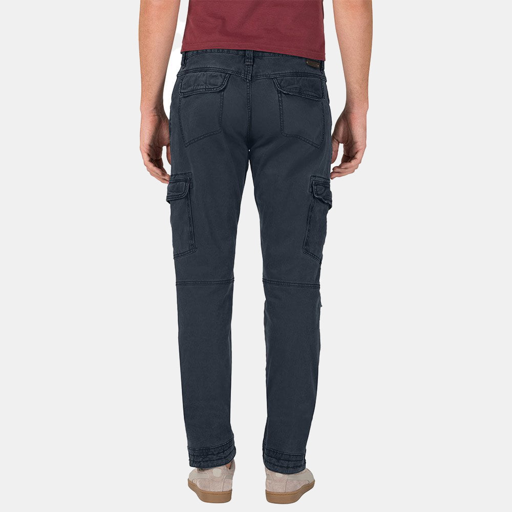 Timezone Calças Trousers Ben Navy Navy Shot1