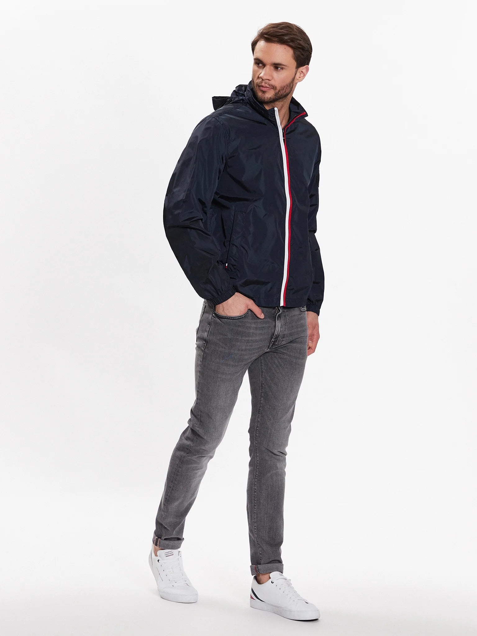 Tommy Hilfiger Blusao Jackets Mw0mw29945 Navy Red Navy Vermelho_shot4