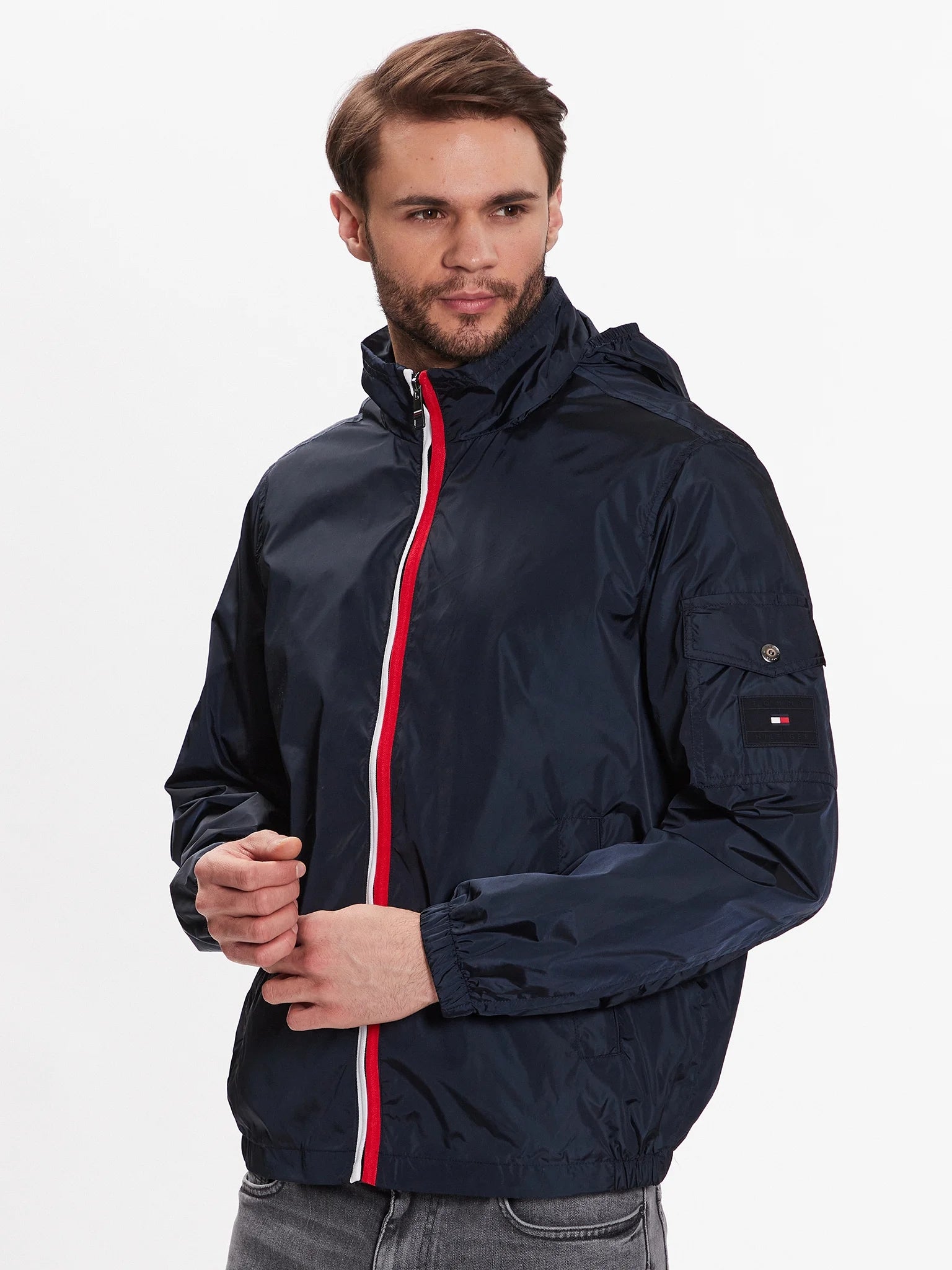 Tommy Hilfiger Blusao Jackets Mw0mw29945 Navy Red Navy Vermelho_shot5