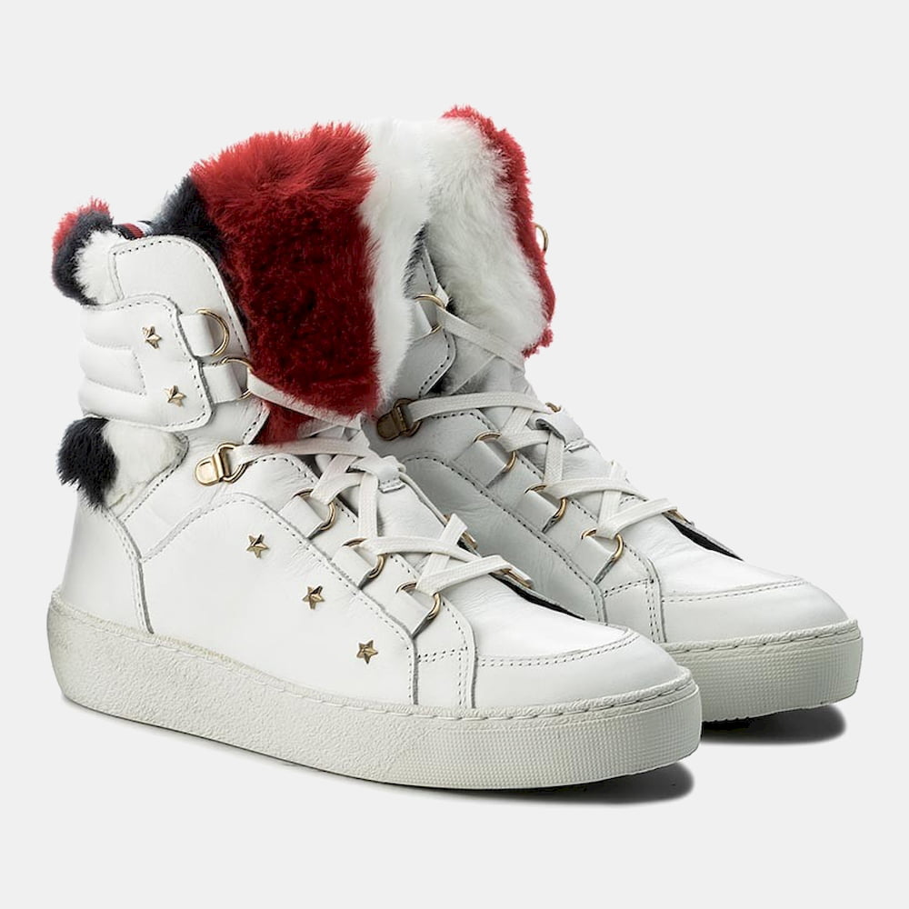 Tommy Hilfiger Botas Boots Fw0fw02082 White Branco Shot4