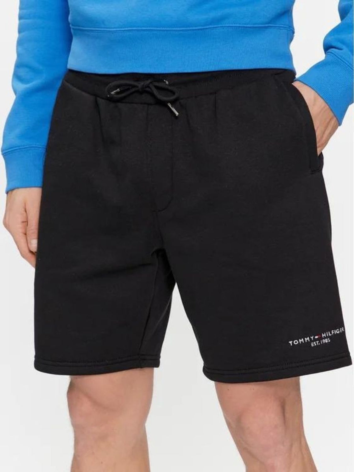 Tommy Hilfiger Calcao Shorts Mw0mw34201 Black Preto_shot1