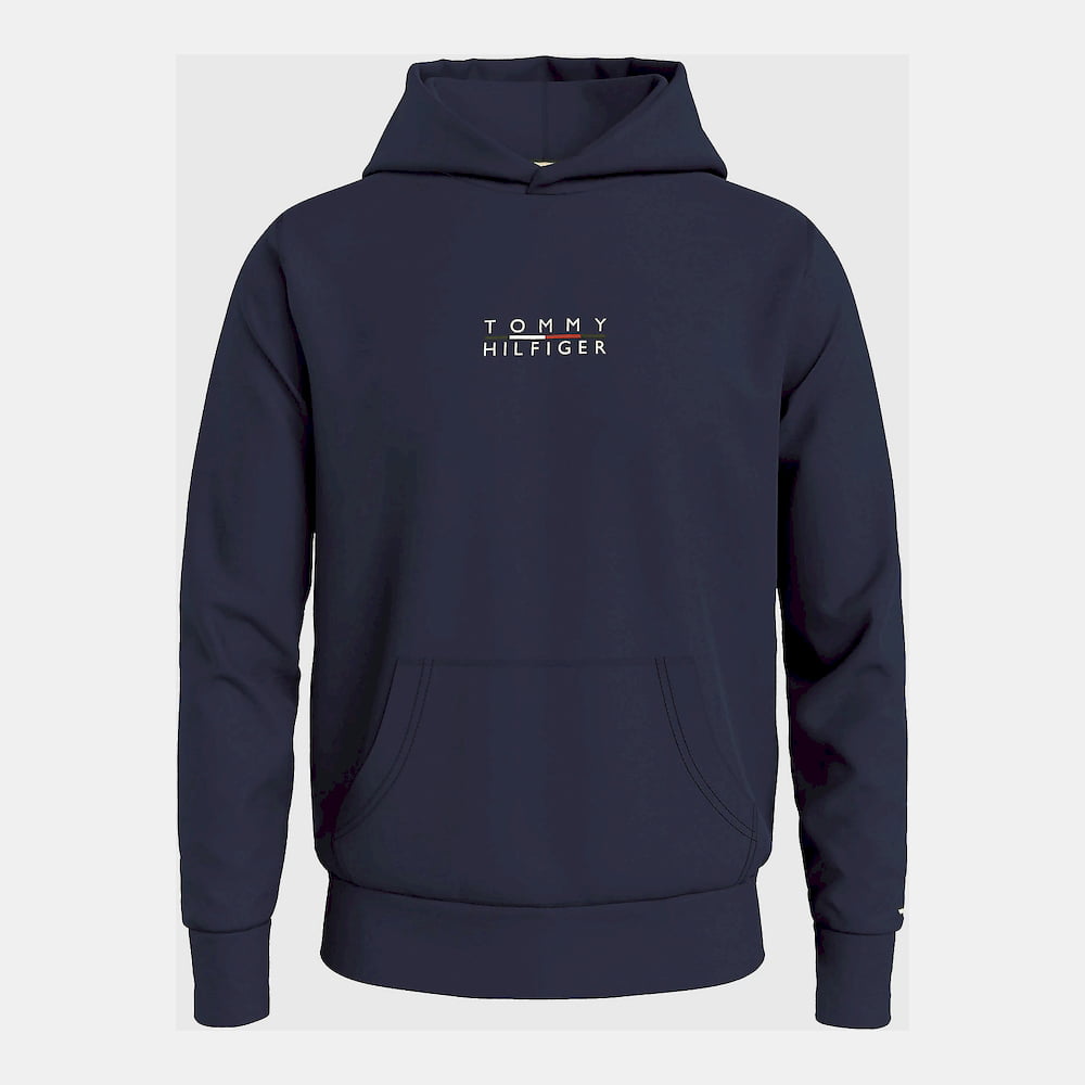 Tommy Hilfiger Camisola Hoodie Mw0mw24150 Navy Navy Shot4