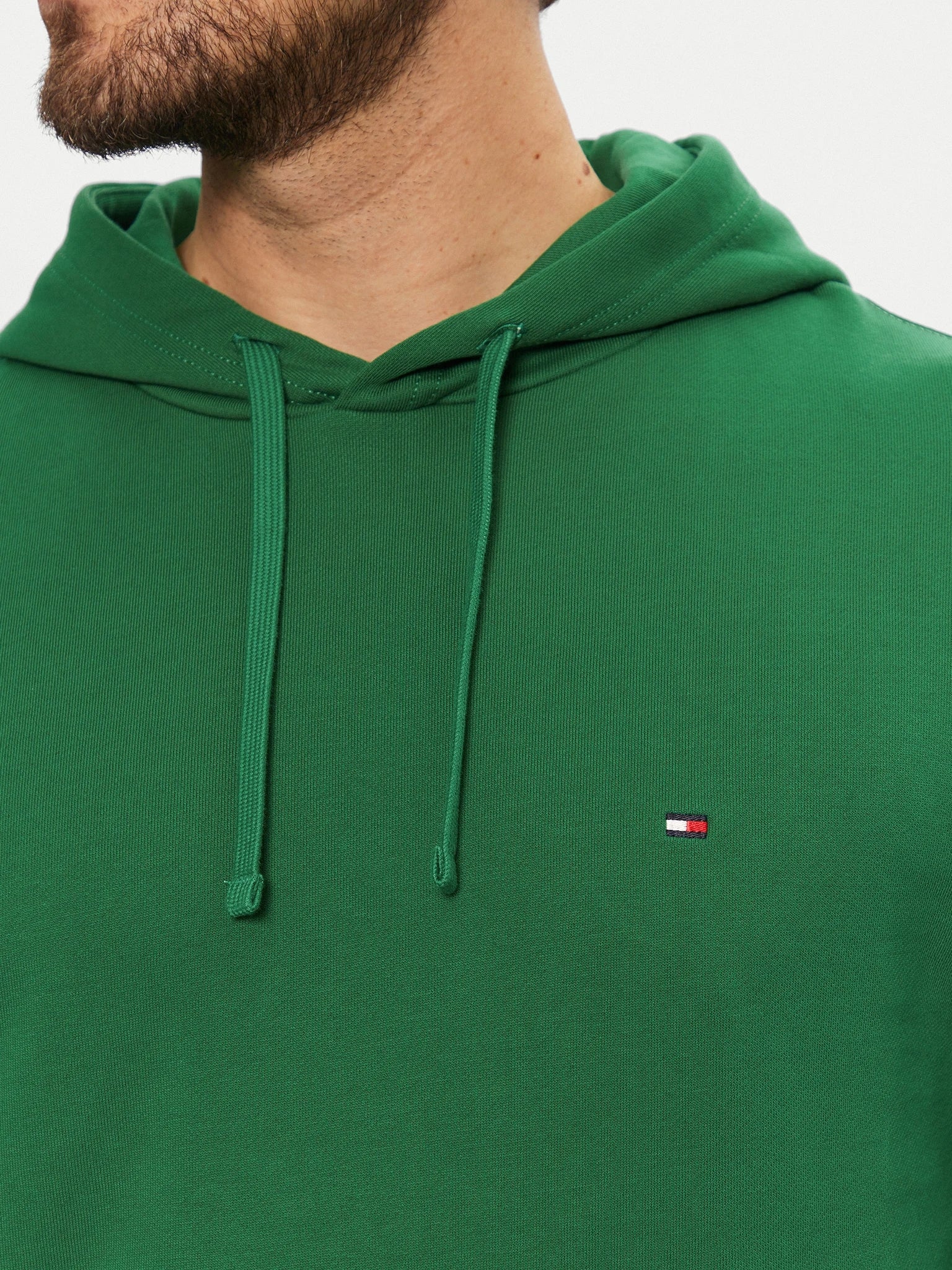 Tommy Hilfiger Camisola Hoodie Mw0mw37235 Green Verde_shot4