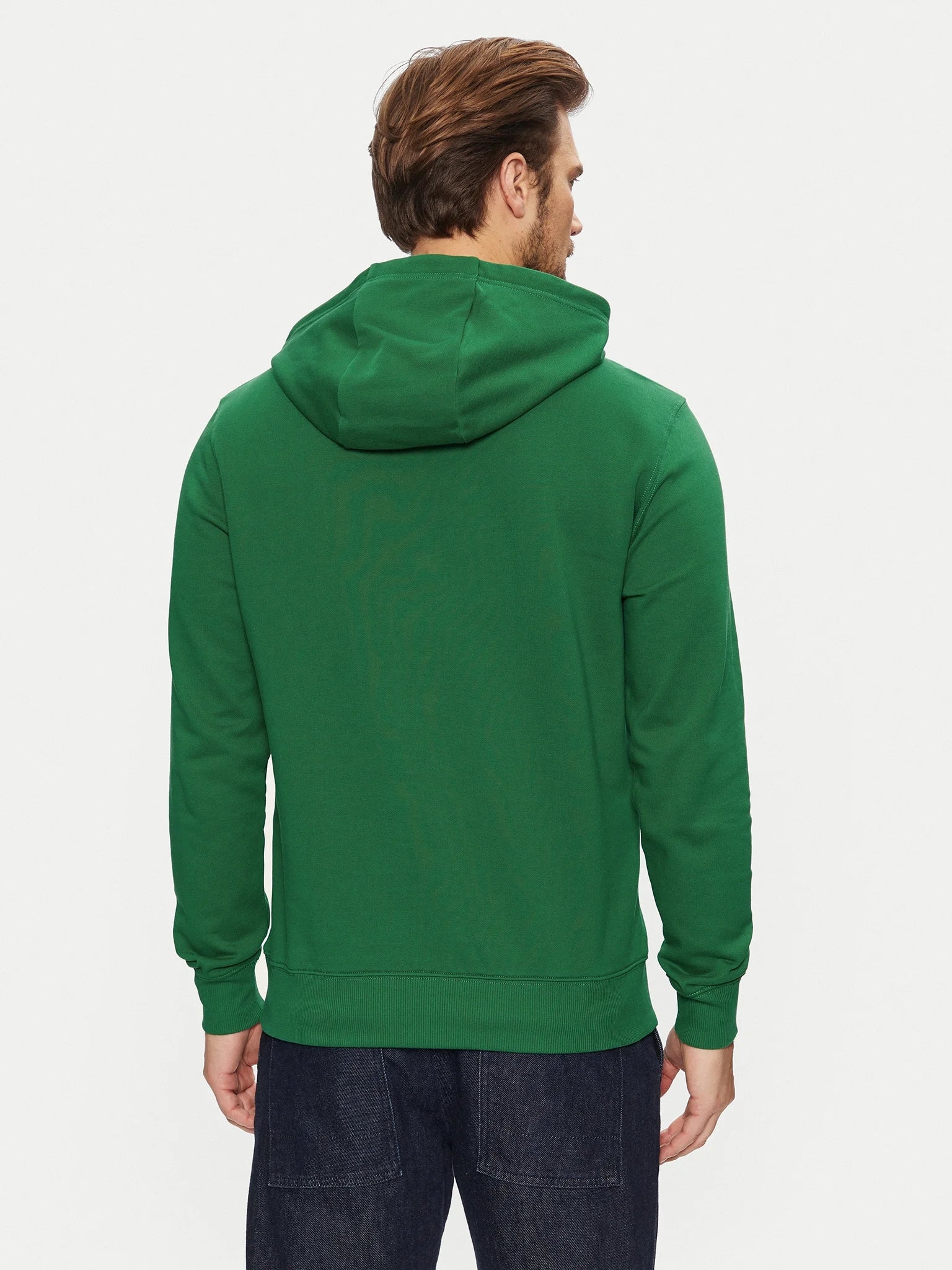 Tommy Hilfiger Camisola Hoodie Mw0mw37235 Green Verde_shot5