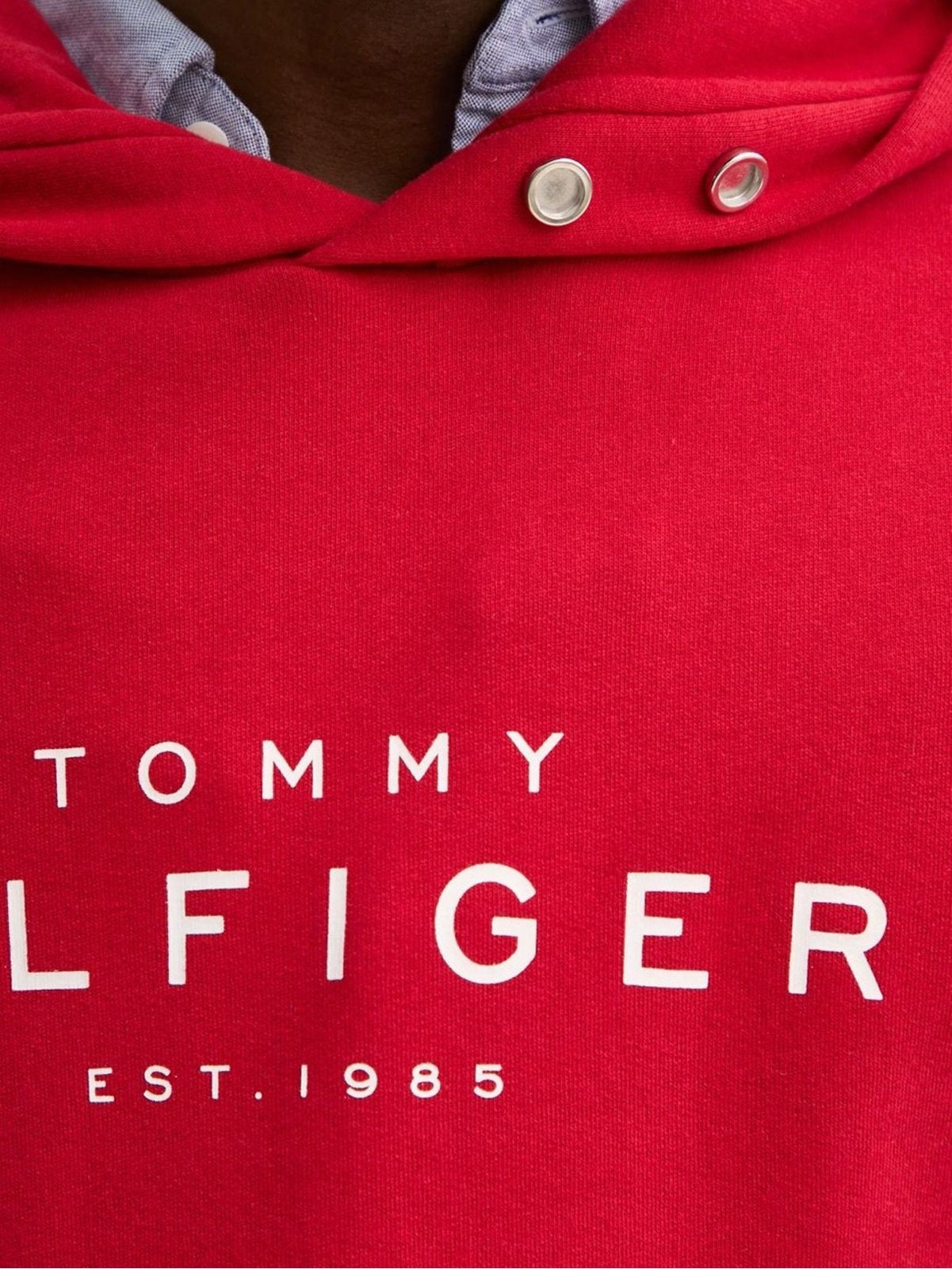 Tommy Hilfiger Camisola Hoodie Mw0mw37455 Red Vermelho_shot4