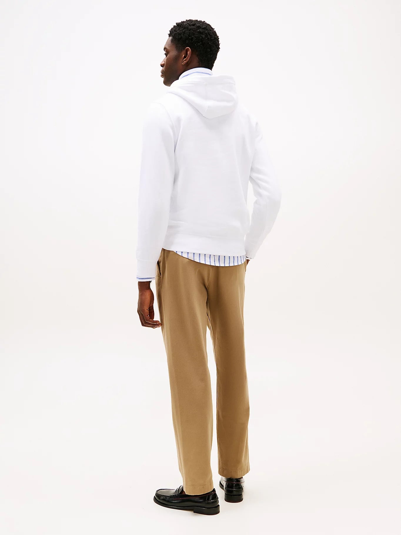 Tommy Hilfiger Camisola Hoodie Mw0mw37455 White Branco_shot3