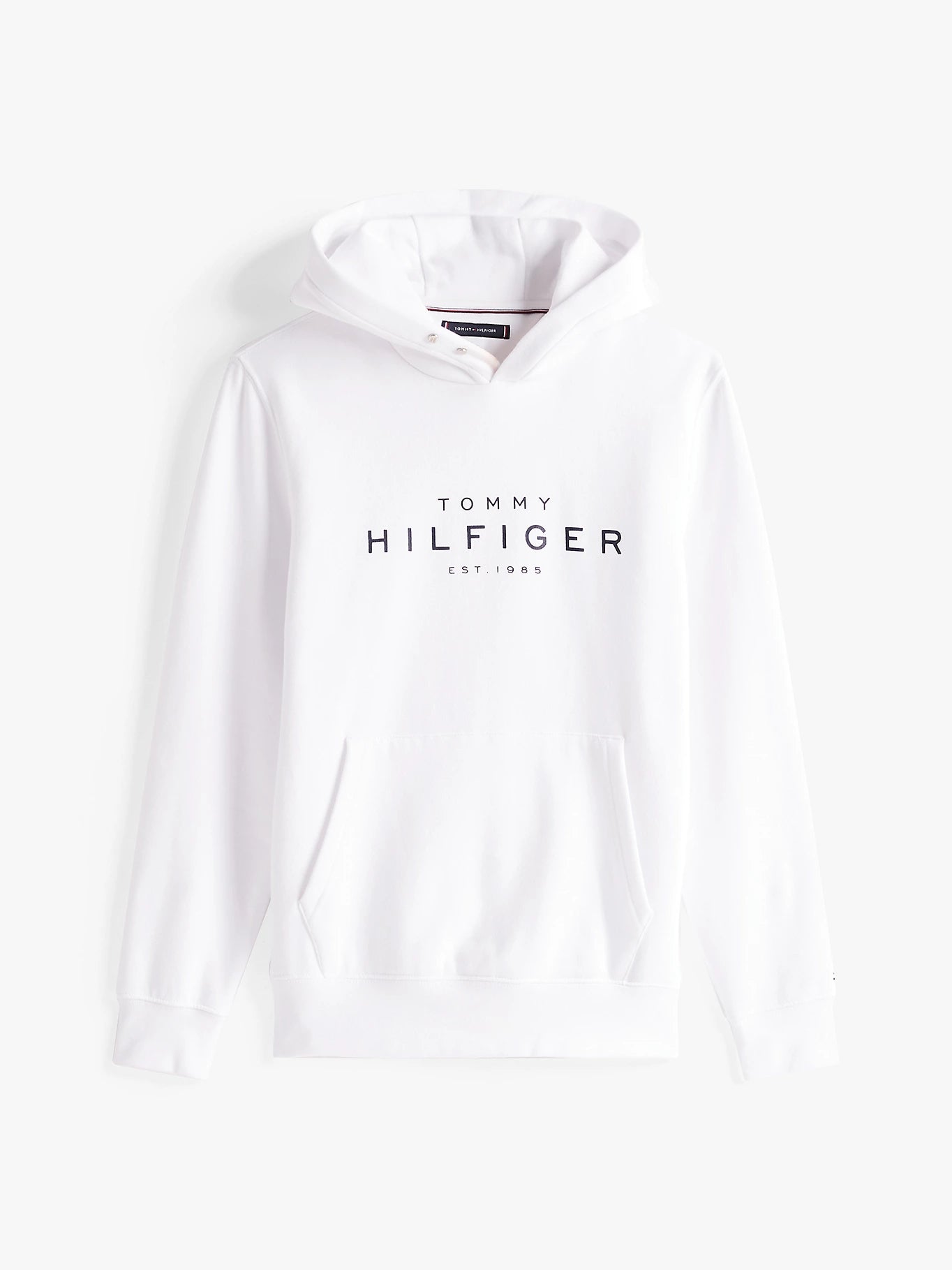Tommy Hilfiger Camisola Hoodie Mw0mw37455 White Branco_shot4