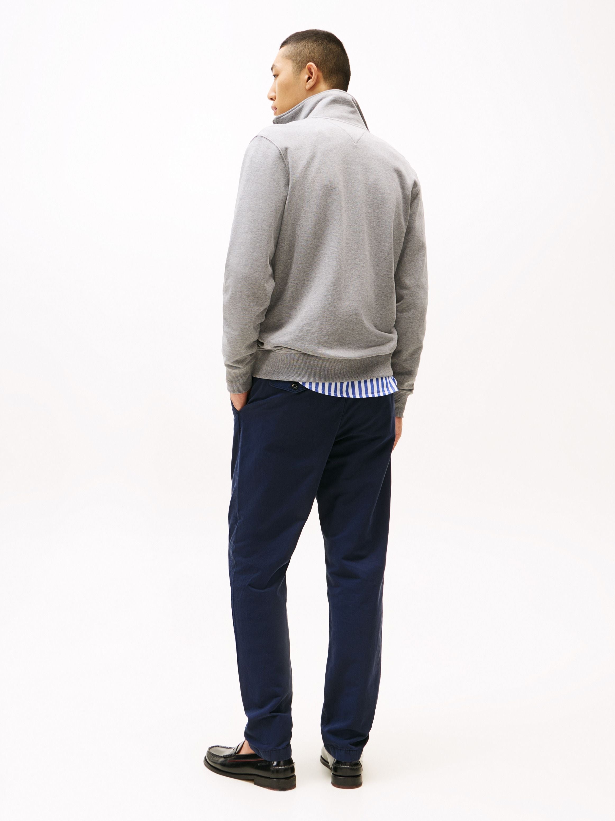 Tommy Hilfiger Camisola Hoodie Mw0mw38084 Grey Cinza_shot2