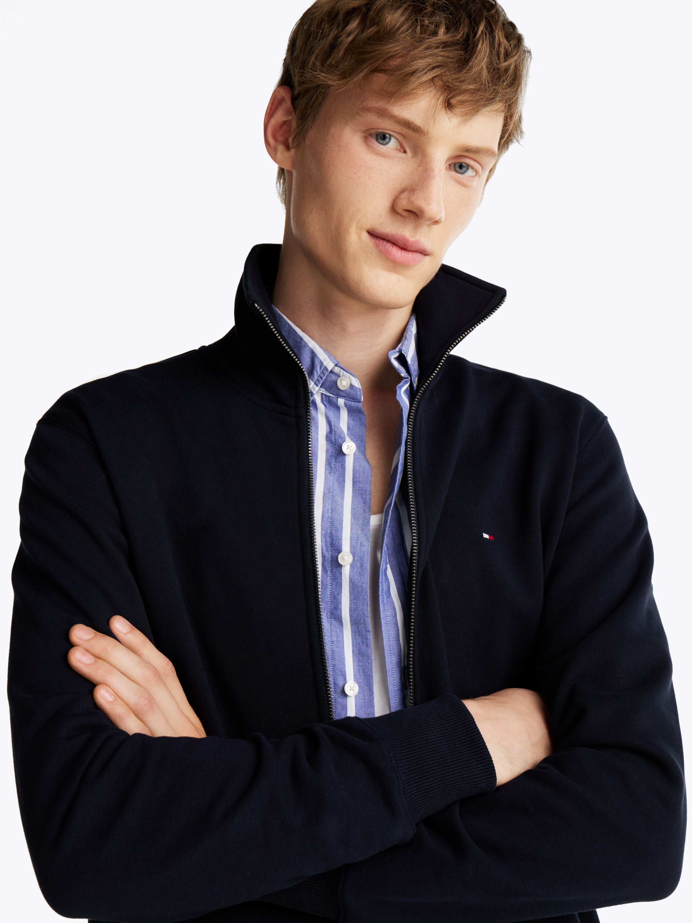 Tommy Hilfiger Camisola Hoodie Mw0mw38084 Navy Navy_shot3