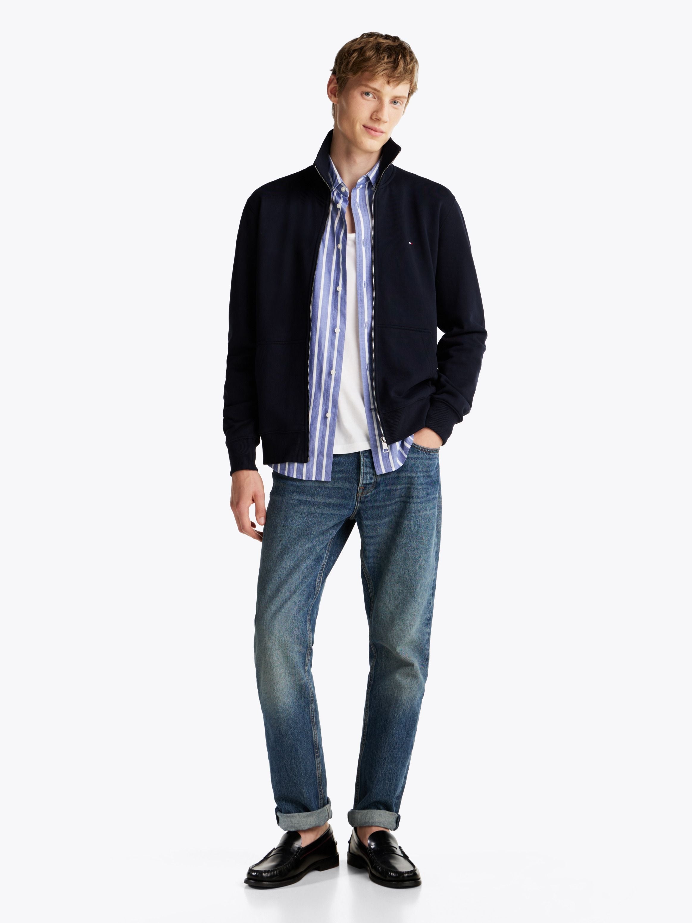 Tommy Hilfiger Camisola Hoodie Mw0mw38084 Navy Navy_shot4