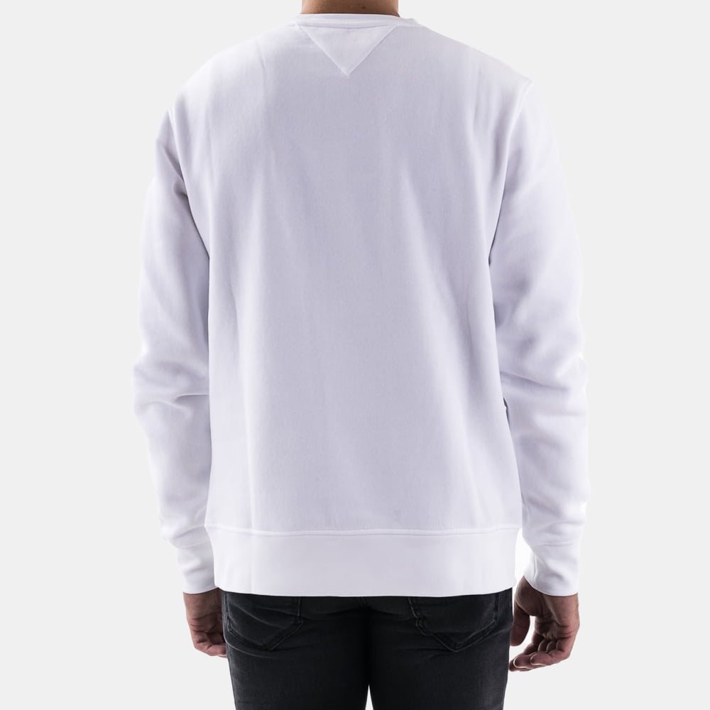 Tommy Hilfiger Camisola Sweat Mw0mw14204 White Branco Shot3