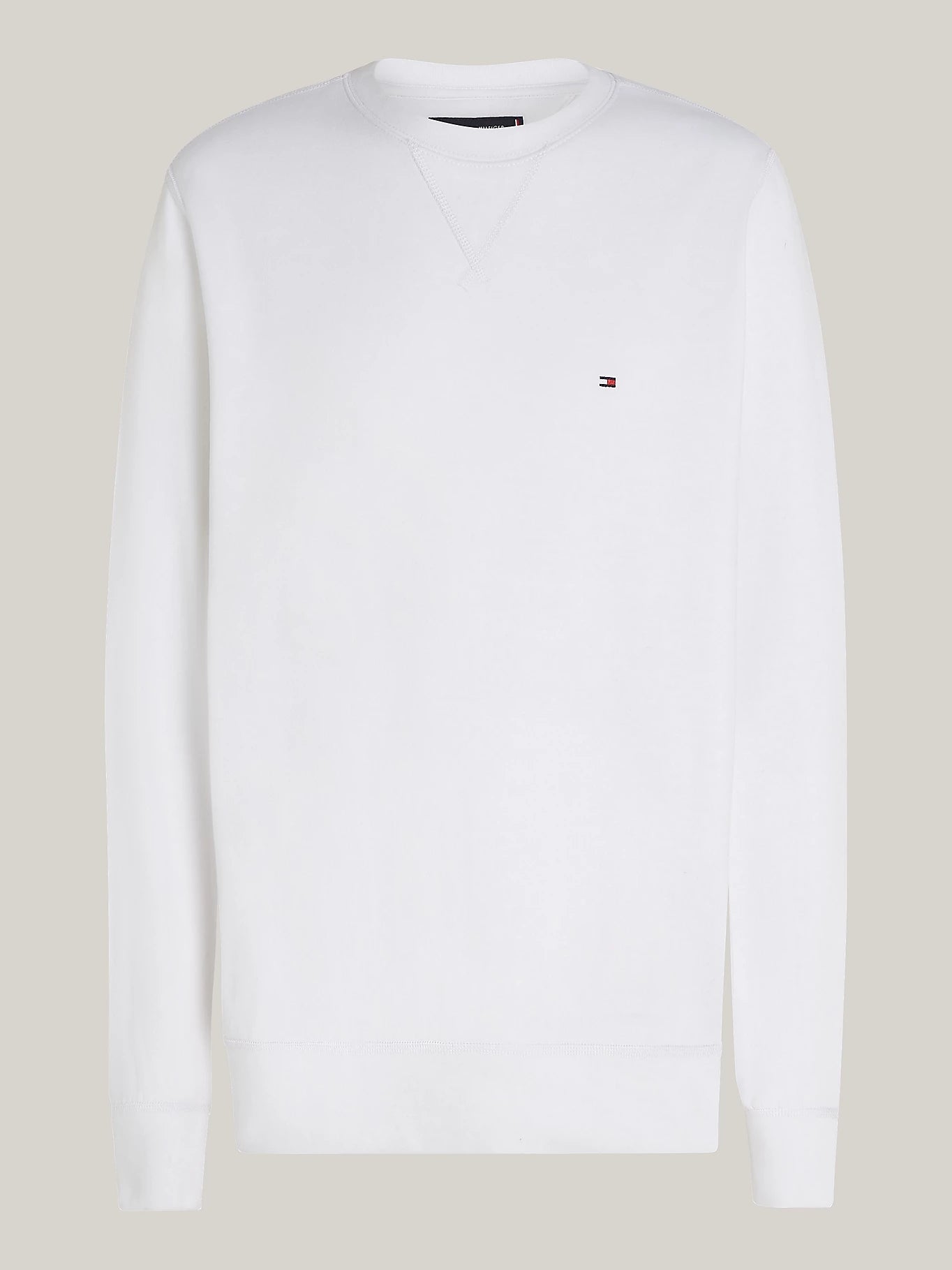 Tommy Hilfiger Camisola Sweat Mw0mw32735 White Branco_shot1