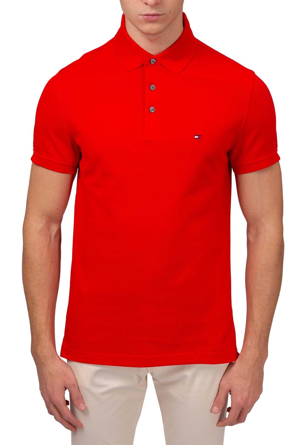 Tommy Hilfiger Polo  Mw0mw17771 Red Vermelho_shot4
