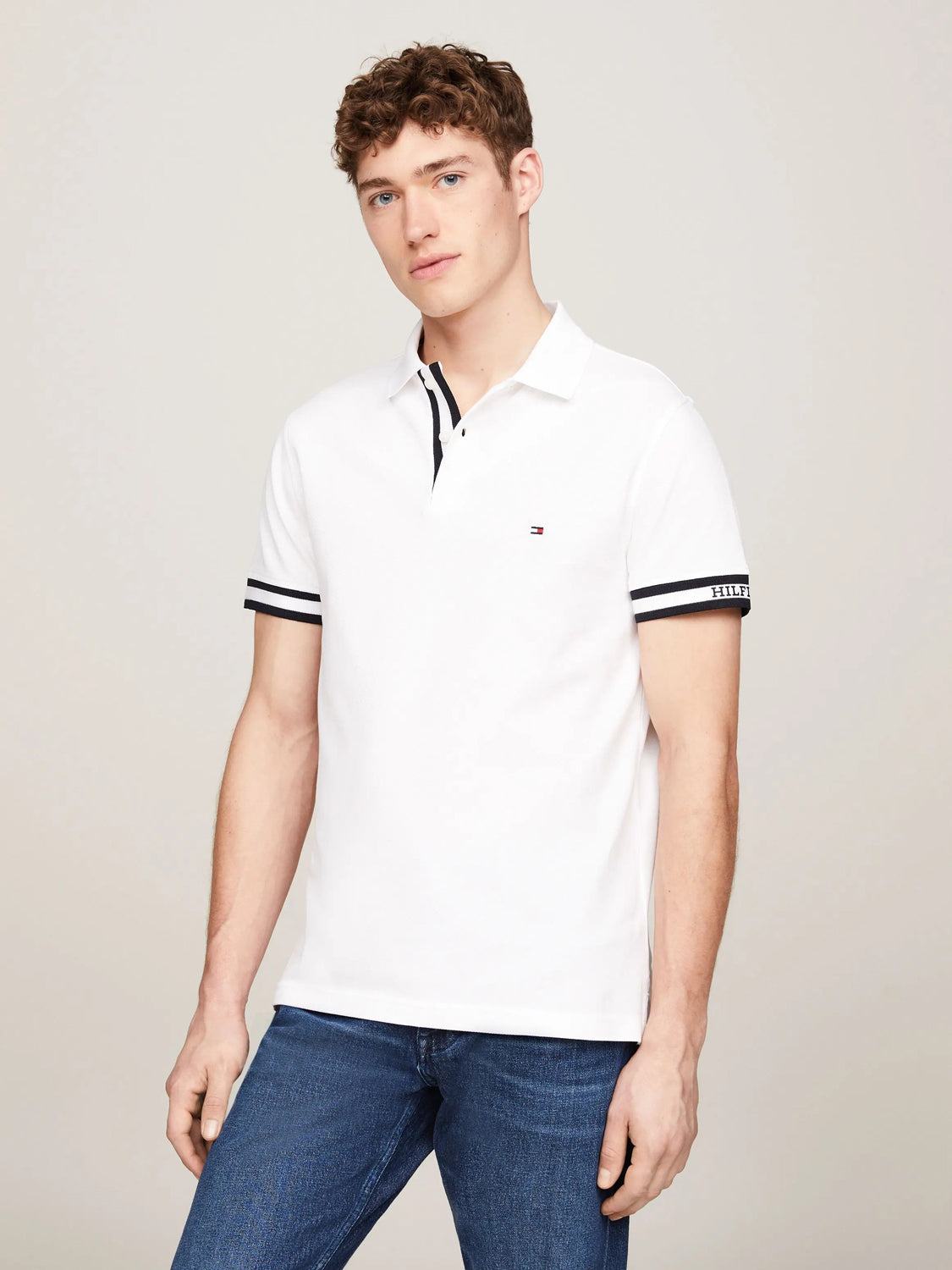 Tommy Hilfiger Polo Mw0mw34737 White Branco_shot3
