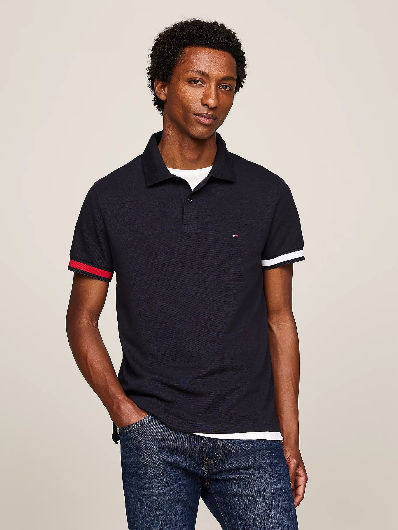 Tommy Hilfiger Polo Mw0mw35601 Navy Navy_shot5